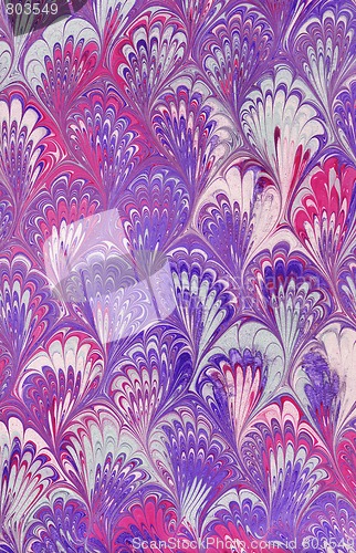 Image of Real marbled paper