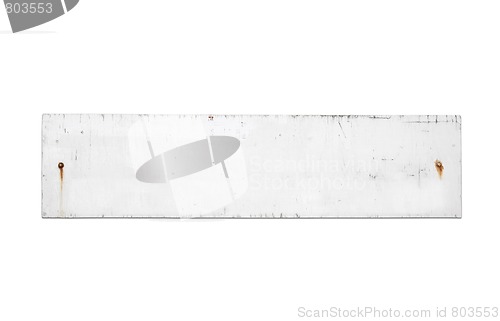 Image of Isolated blank sign