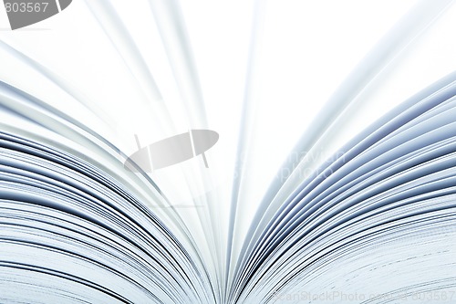 Image of Close up of a open book