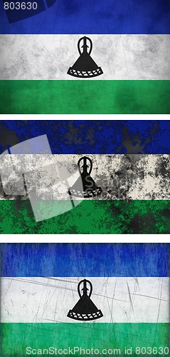 Image of Flag of Lesotho