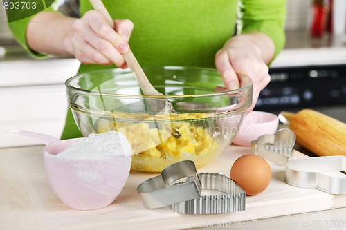 Image of Baking cookies