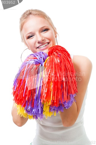 Image of woman cheer leader