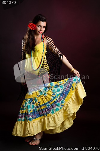 Image of Gypsy woman dance