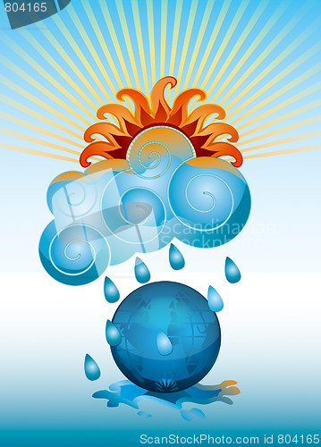 Image of summer rain
