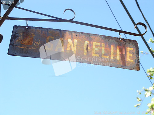 Image of Old street sign