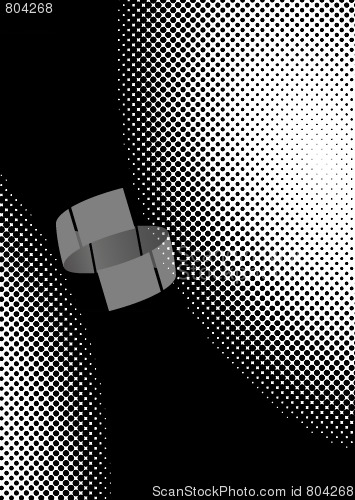 Image of black halftone background