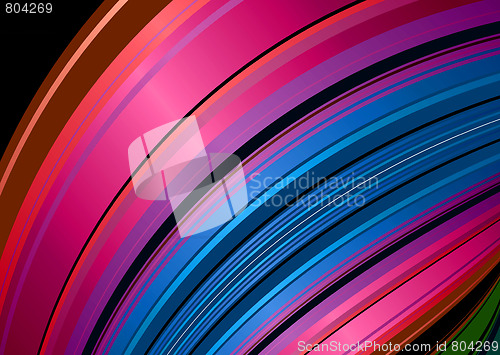 Image of rainbow shell background