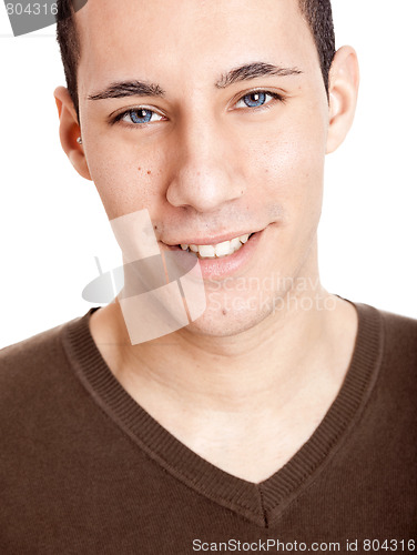 Image of Young man smilling