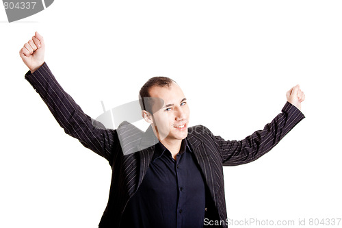 Image of Happy businessman