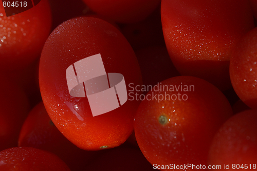 Image of Baby tomatoes in dim light