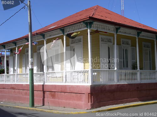 Image of Caribbean wooden house