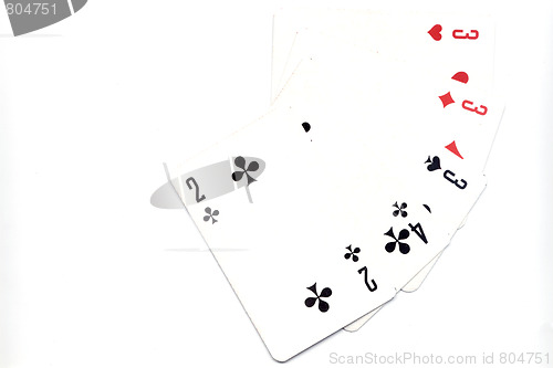 Image of abstract scene game of poker