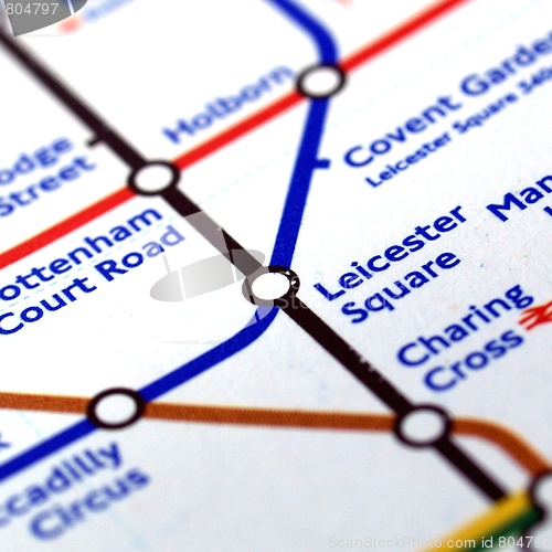 Image of Tube map of London underground