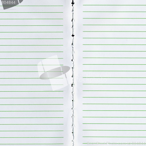 Image of Blank notebook page