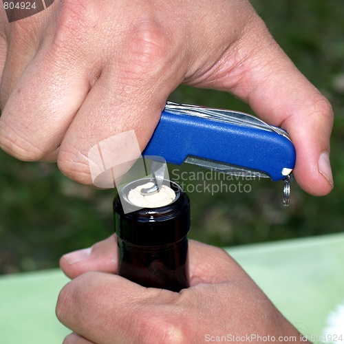 Image of Bottle opening