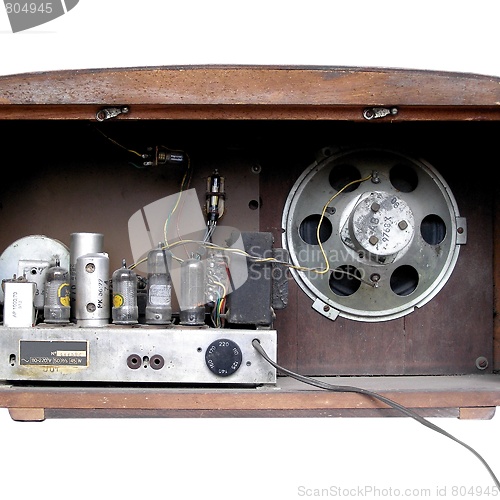 Image of Old AM radio tuner