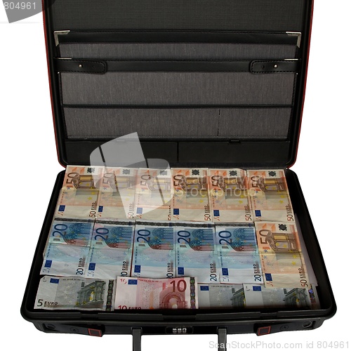 Image of Suitcase with money