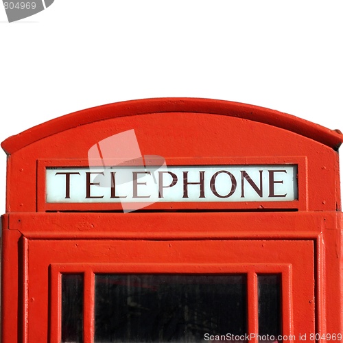 Image of London telephone box