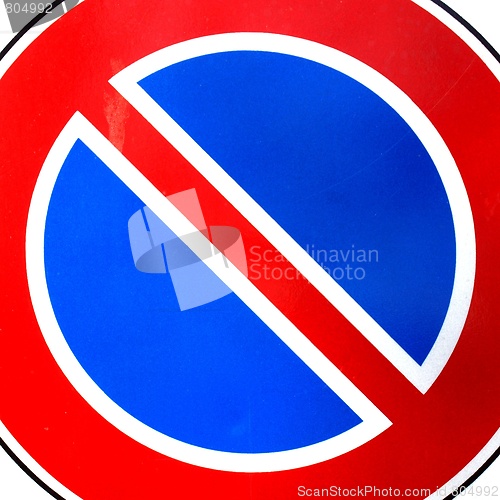 Image of No parking sign