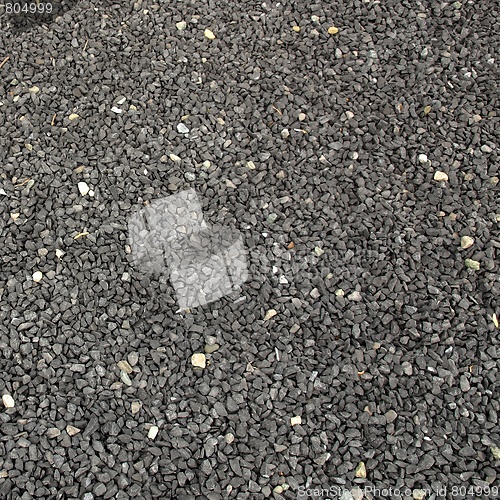 Image of Black gravel