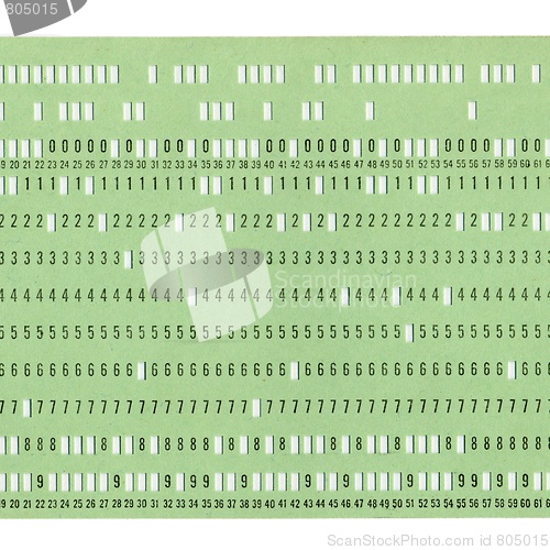 Image of Punched card