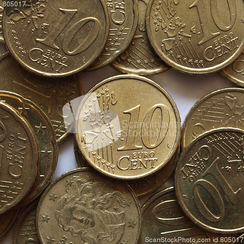 Image of Euro coins