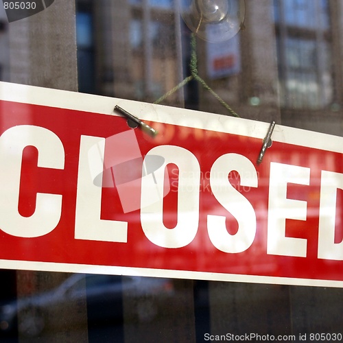 Image of Closed sign