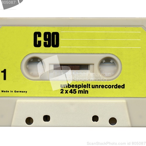 Image of Music tape cassette