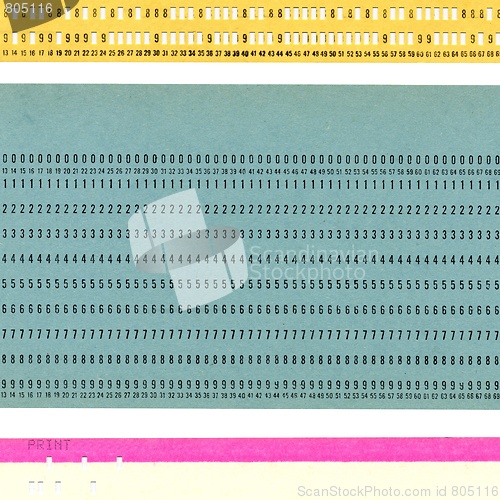 Image of Punched card