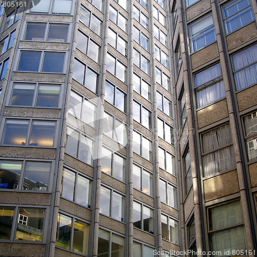 Image of Modern brutalist architecture, London