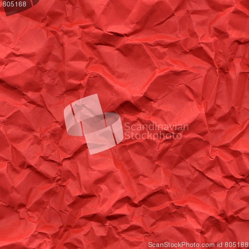 Image of Red rippled paper