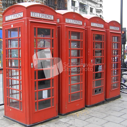 Image of London telephone box