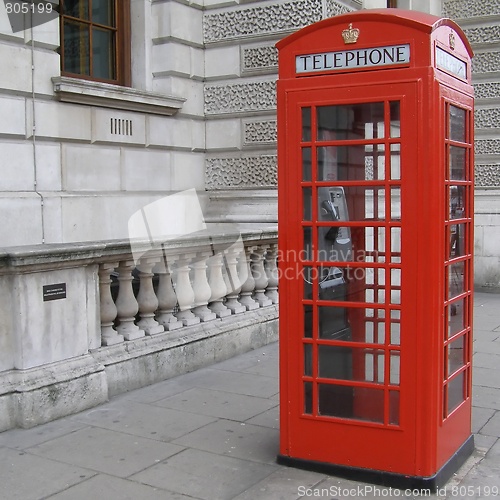 Image of London telephone box