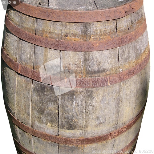 Image of Wooden barrel cask