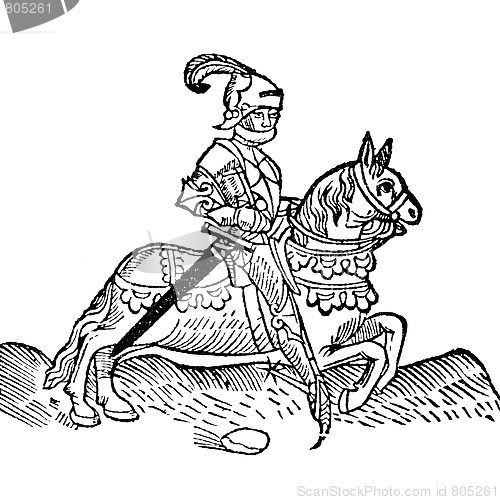 Image of The Knight from Canterbury Tales