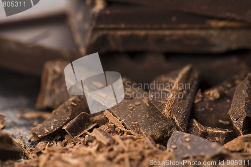 Image of Chopped chocolate