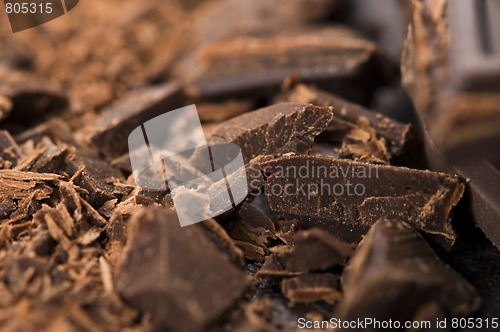 Image of Chopped chocolate