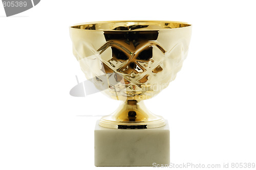 Image of Trophy isolated on white background