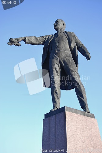 Image of Sculpture of Man in Expressive Pose