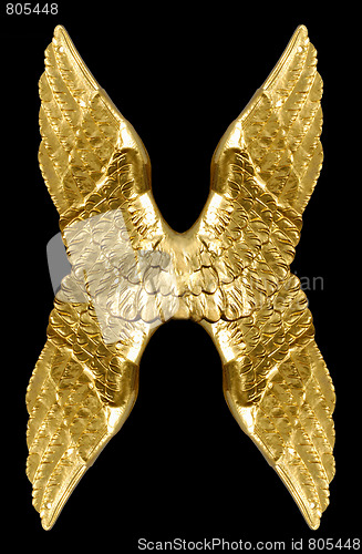 Image of Easter Composition of Golden Wings