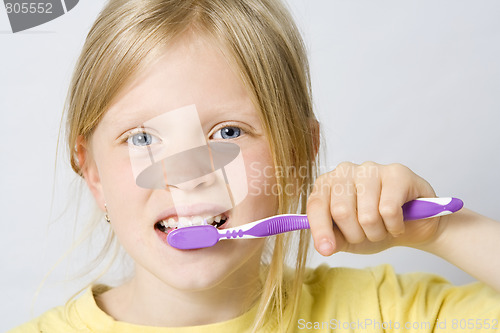 Image of Children brushing teeth