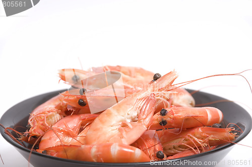 Image of bowl of shrimps