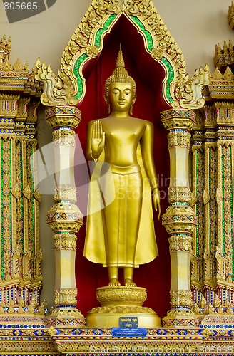 Image of golden buddha on samui islands, thailand