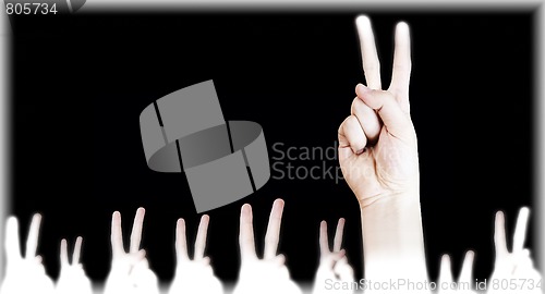 Image of Hand sign.