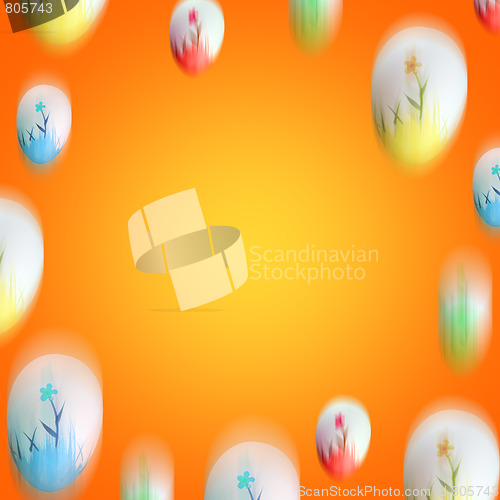 Image of Falling easter eggs 