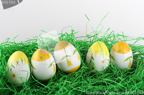 Image of Painted easter eggs 