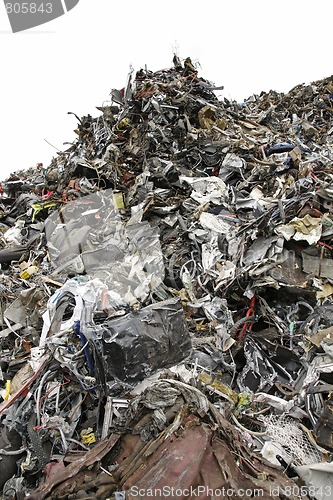 Image of Landfill isolated on white