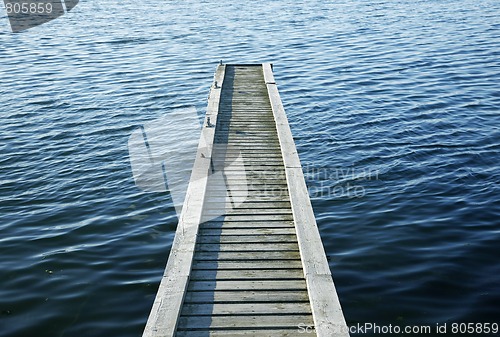 Image of Wooden jetty