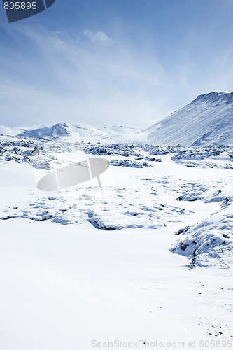 Image of Blafjoll mountains in Iceland