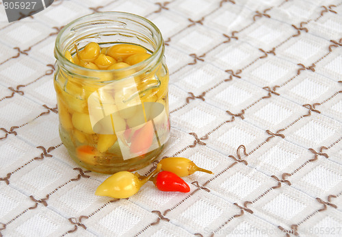 Image of Hot peppers preserves